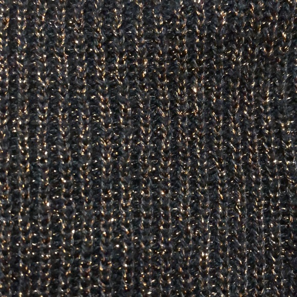 Wilfred Brown/Gold Glitter Silk & Cashmere Cardigan - Picture 12 of 15